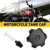 Gas Fuel Cap Tank Petrol Cover For Motorcycle Black Aluminum Alloy Accessories
