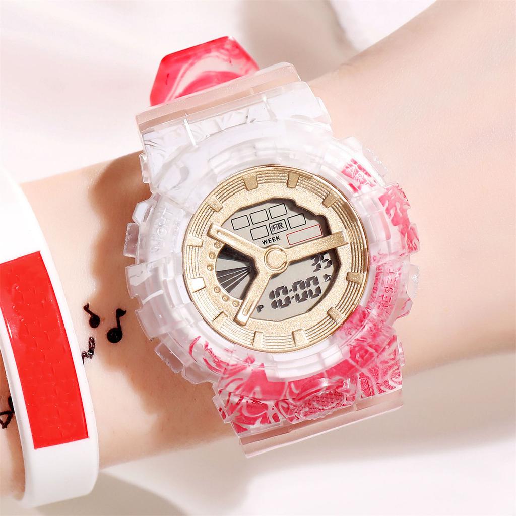 Men's Waterproof Luminous Running Alarm Clock Watch