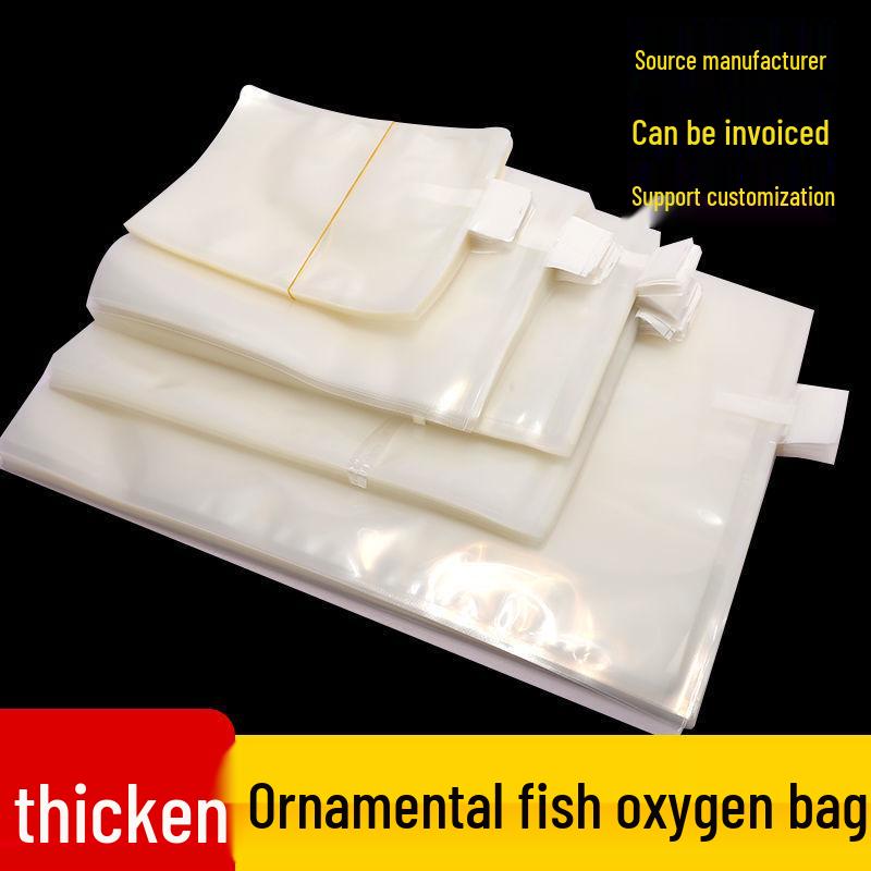 Oxygenated Transport Bags for Live Fish - Aquarium Safe, Thickened Design