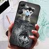 For Infinix Hot 12 Pro Case Black Cover Lion Wolf Silicone Soft Back Cases For Infinix Hot 12i Hot12 Pro / Hot 20 5G Case Shell