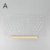 1Set Leather Printing Stamping Tool, Leather Lettering Punch Translucent Leather Goods Printing Tool Movable Type Copper Mold