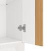 Vetrina Armadio Alto con Porta in Vetro, Illuminazione LED con Controllo App, Telaio in Alluminio, Mobile per Soggiorno, Armadio Contenitore con Ante