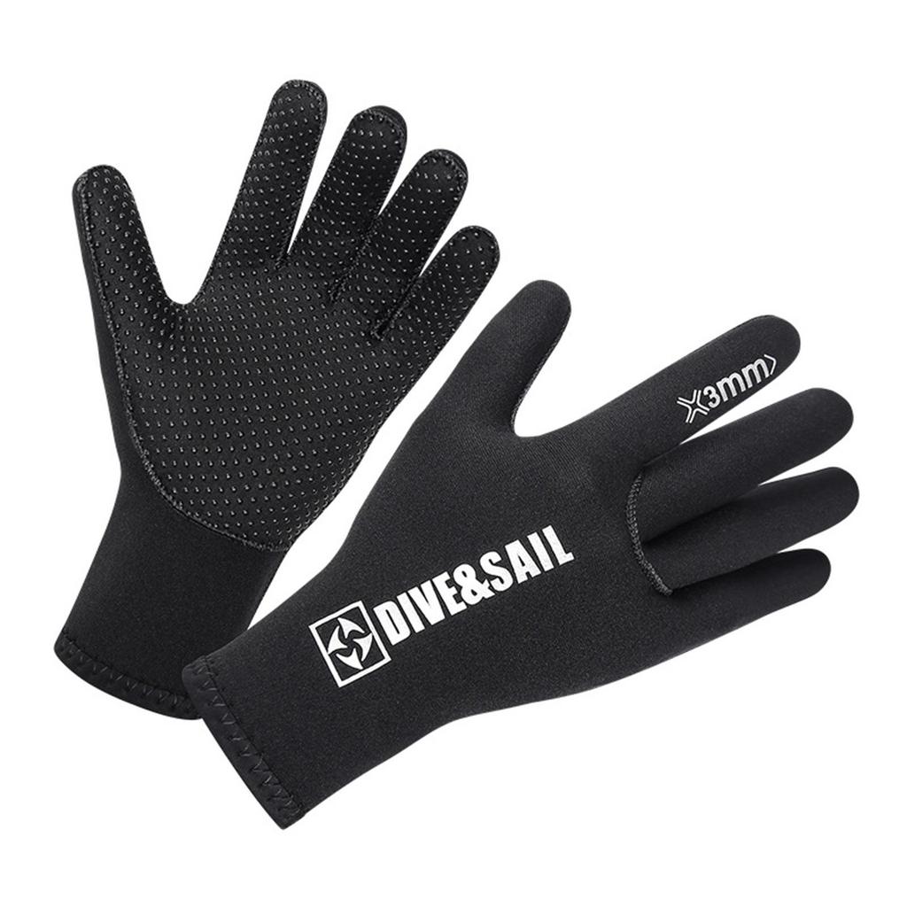 3mm Neoprene Diving Gloves Five Finger Glove for Snorkeling Swimming Diving