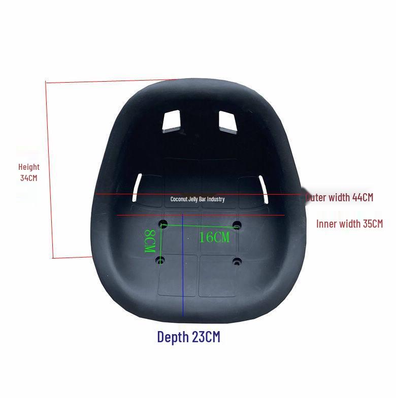 

Electric Vehicle DIY Kart Plastic Seat Cushion