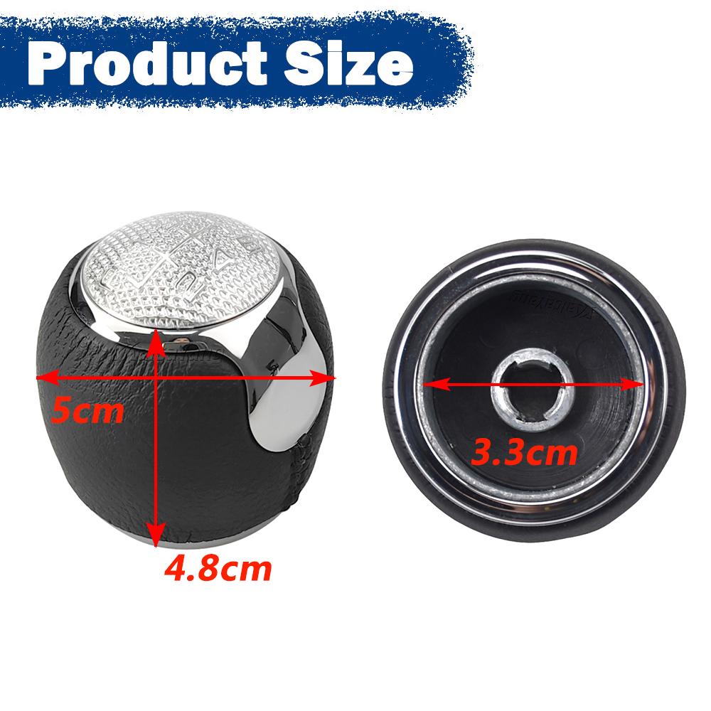 5/6 Speed Car Gear Shift Knob Lever Head Fit for Alfa Romeo Mito 2008 2009 2010 2011 2012 2013 2014 2015 2016 46313439