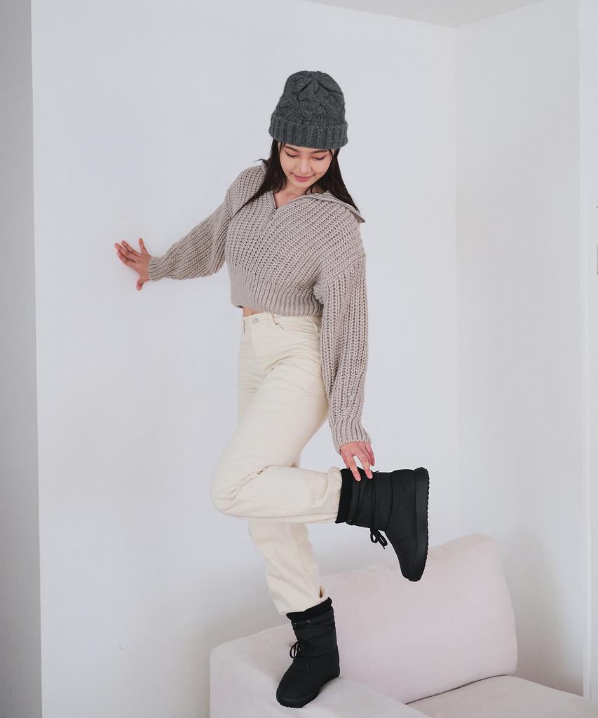 Reve By Reve Win Padded Boots 2 Colors [2Cm]