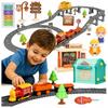 [PACZA] Electric train locomotive set of 101 elements Z3374