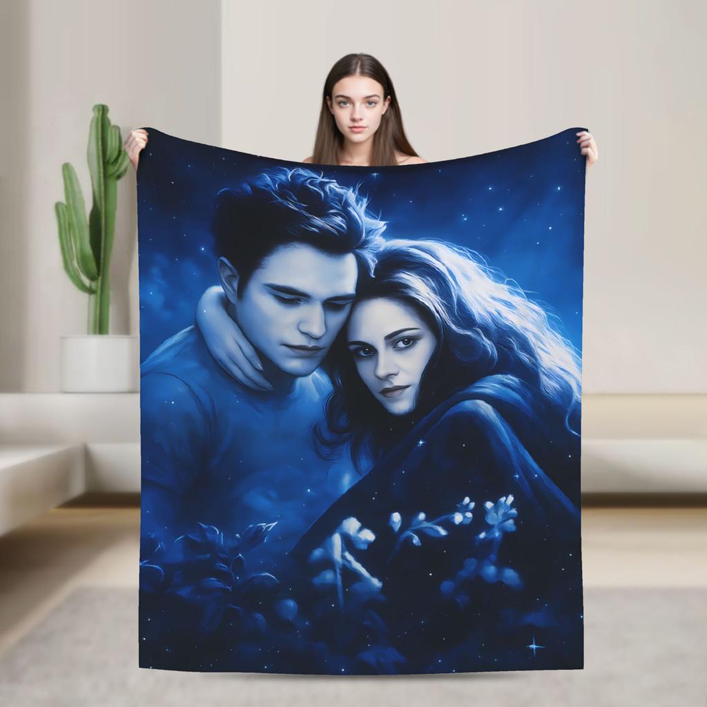 Jacob Die Twilight Saga Decke Qualität Warm Weich Überwurfdecke Winter Mädchen Jungen Sofa Bett Grafischer Bettbezug