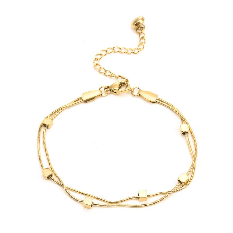 Titanium Steel Women's Bracelet: European & American High-End Fashion Jewelry