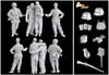PLATZ Dragon WWII German Army Wounded Soldier and Arnhem 1944 of 4 Gen2 Plastic Model DR6648 1/35 Waffen-SS Panzergrenadier, (Set Figures) (Human)