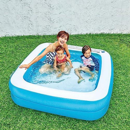 Pool Central JILONG Square 2-Ring Pool, 150 x 150 x 45cm (Inflated Size), JL-667104