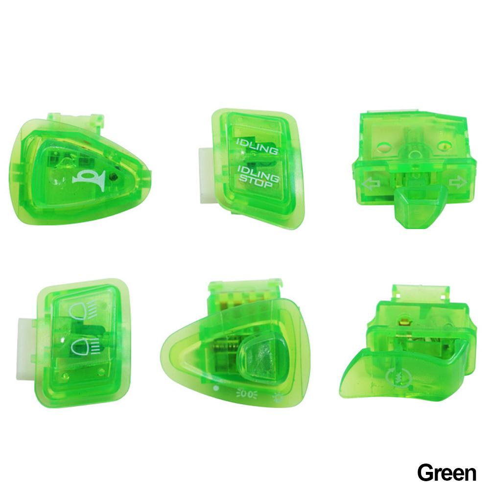 

6 шт./компл., головной свет мотоцикла, звуковой диммер, стартер, одна кнопка переключателя для GY6 50cc 125cc 150cc ATV мопед