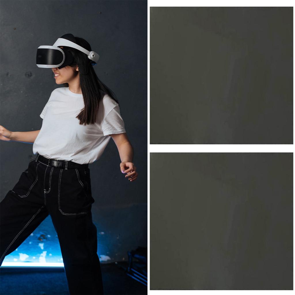 2 stk 10x10 cm Polariser Lineært Polariserende Filter Ikke-klebende Filmark for Utdanningsfysikk Fotografering Belysning