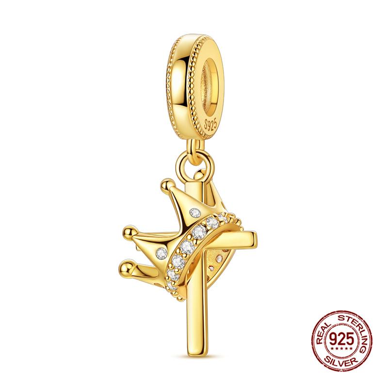 Gold New In Charms Copper Openable Whale Charms Bead Fit 3Mm Original Bracelet Necklace Women Diy Fine Jewelry Gift