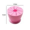 Silicone world Desktop Garbage Collection Box Vinyl Scrap Collector With Suction Cup Silicone Storage Ball Waste Box