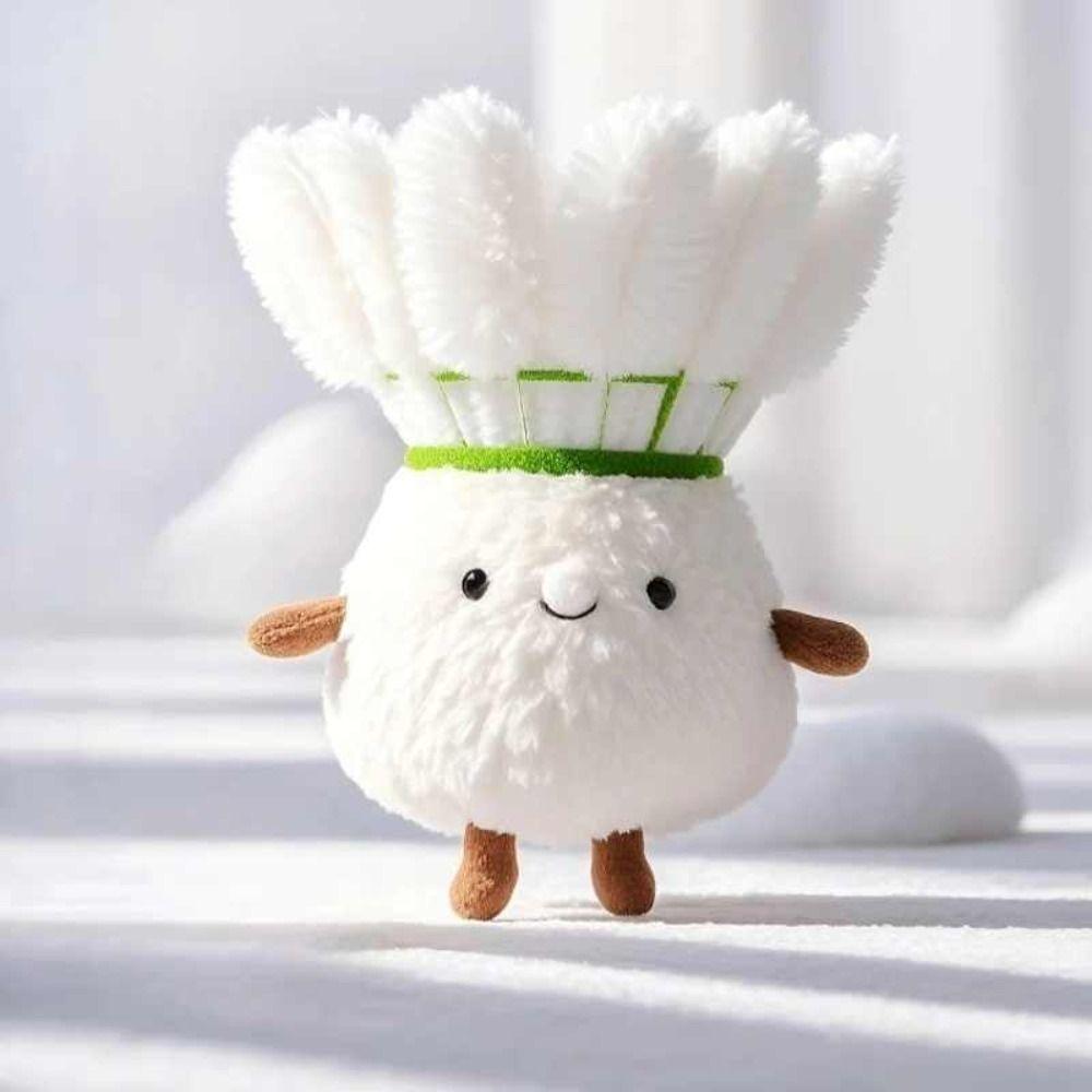 Soft Plush Doll Creative Bag Decor Pendant New Badminton Keychain  Friends Gifts