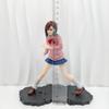 One Punch Man Jerris Little Peach 9,05 Zoll/23 cm beweglich PVC Sitzhaltung Sammeln Im Fahrzeug Schöner Heldenfigur Spielzeug Geschenke