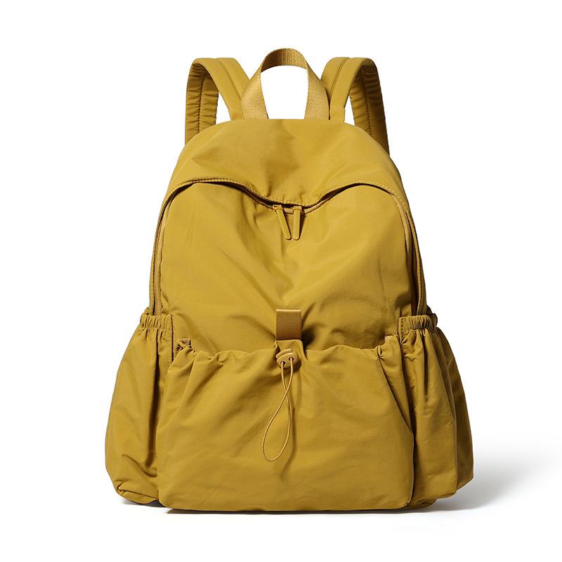 Men Women Backpack Nylon Lightweight Large Capacity Travel Backpack Student Schoolbag