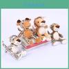 Soft And Cuddly Forest Animal Plush Toys Including Tiger Leopard Deer And Lion