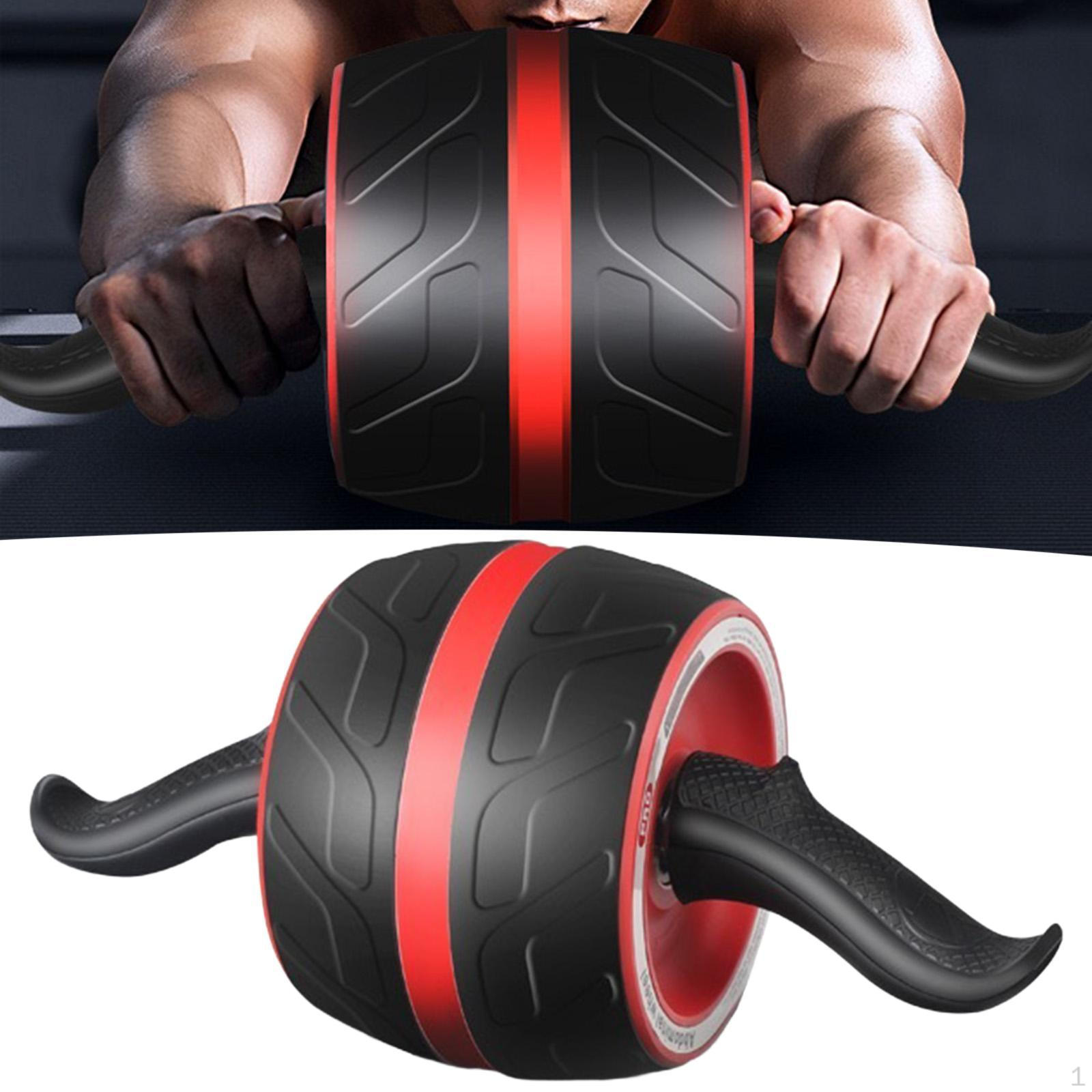 

Ролик для пресса Тренажер для тренировки силы Бесшумный Компактный Удобный Профессиональный Red M