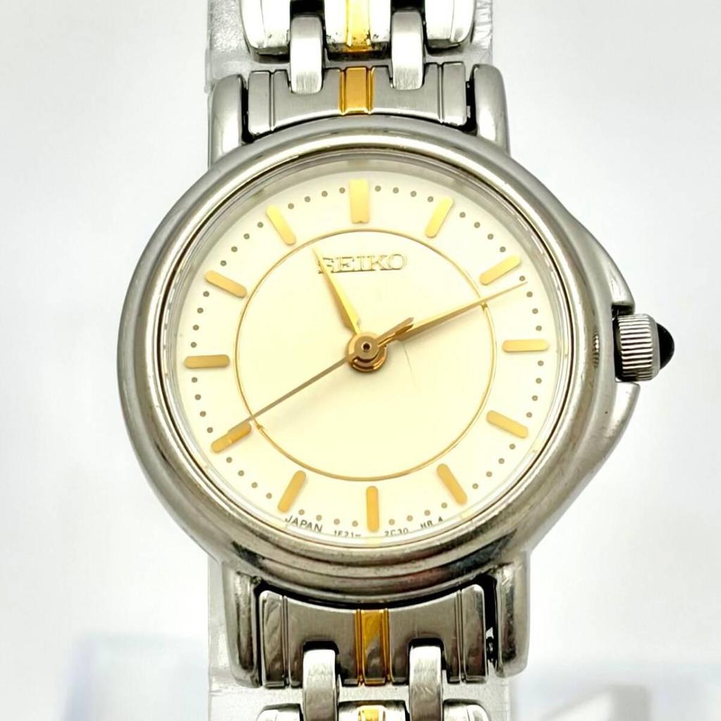 [New battery] SEIKO Seiko ladies watch 1F21-0M00 150125