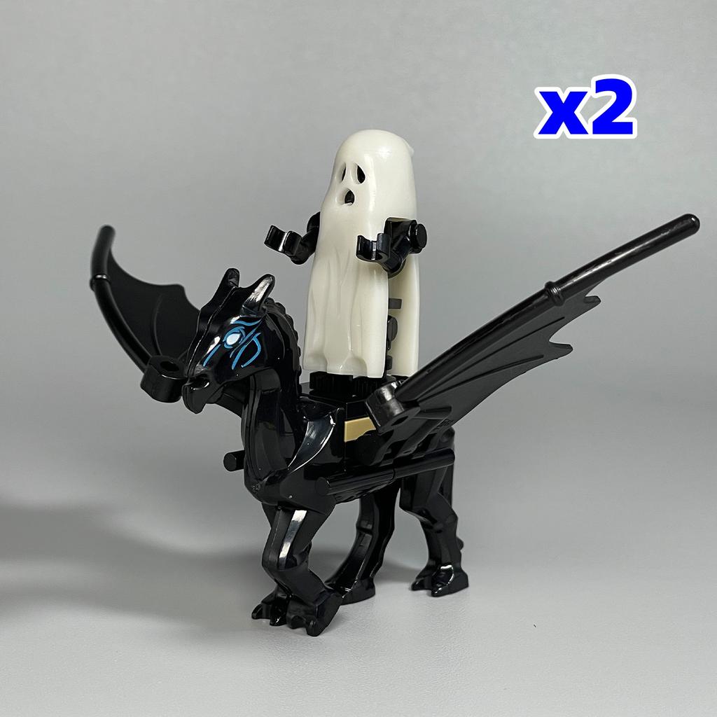 MOC Bricks Mount Action Figure Tang Monk King Horse battle Scene Horseback Warrior Accessories Building Blocks Boys Toys