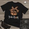 Yorkie Mom Yorkshire Leopard Dog Lovers Mother's Day Unisex Black T-Shirt