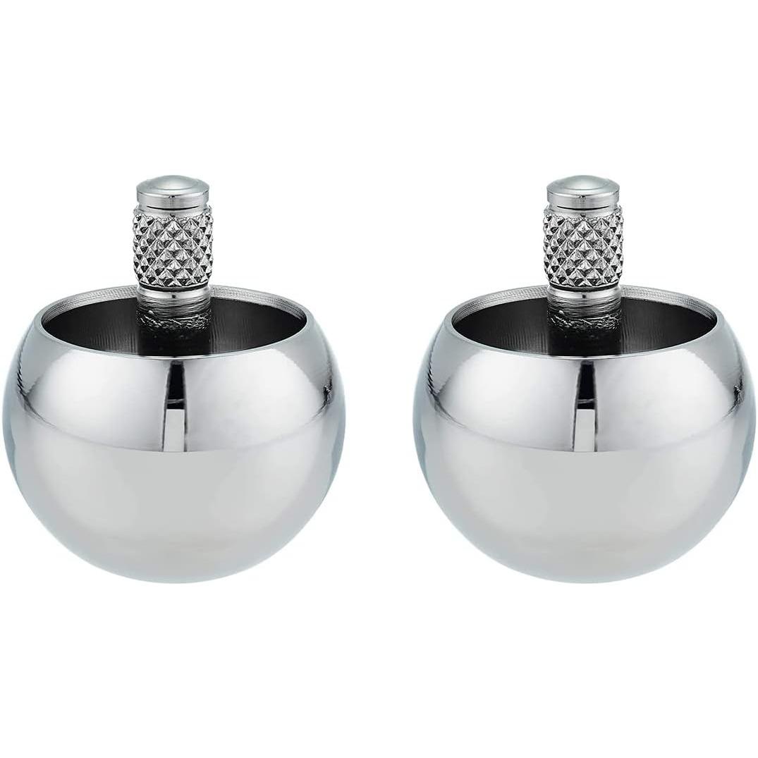 

Набор из 2 металлических откидных крышек с гироскопом из нержавеющей стали. Удивительная игрушка в подарок, серебристый, золотой, черный. 2 Pieces Packed серебряный