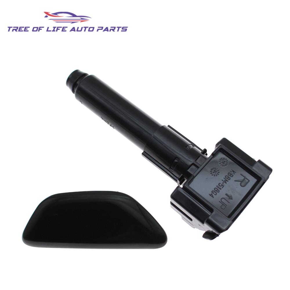 KB8M-5182X KB8M-518G1 Front Bumper Headlight Washer Spray Nozzle Jet Cover For Mazda CX-5 KF 2017 2018 KB8M-518H1 KB8M-5182Y