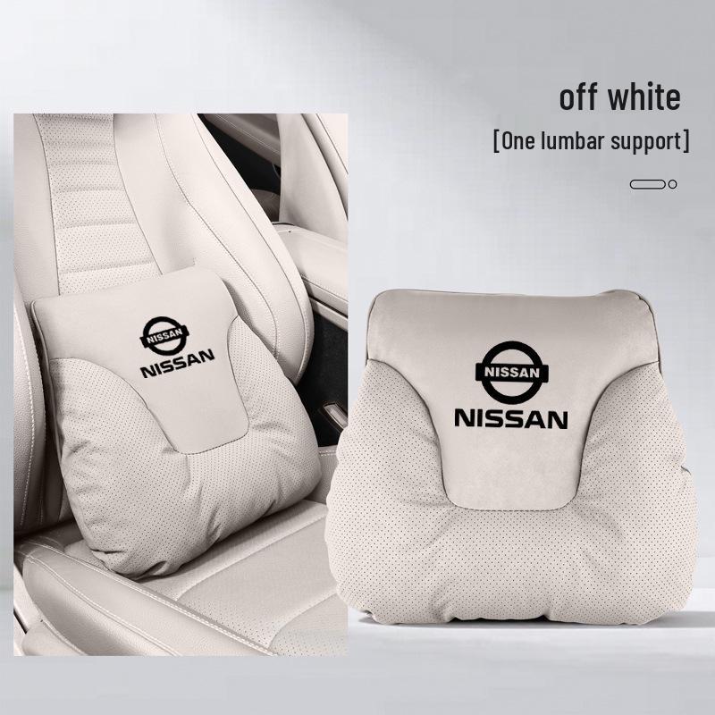 Opěrka hlavy a bederní opěrka pro vůz Nissan: Sylphy, Teana, Qashqai, X-Trail, Bluebird, Terra.