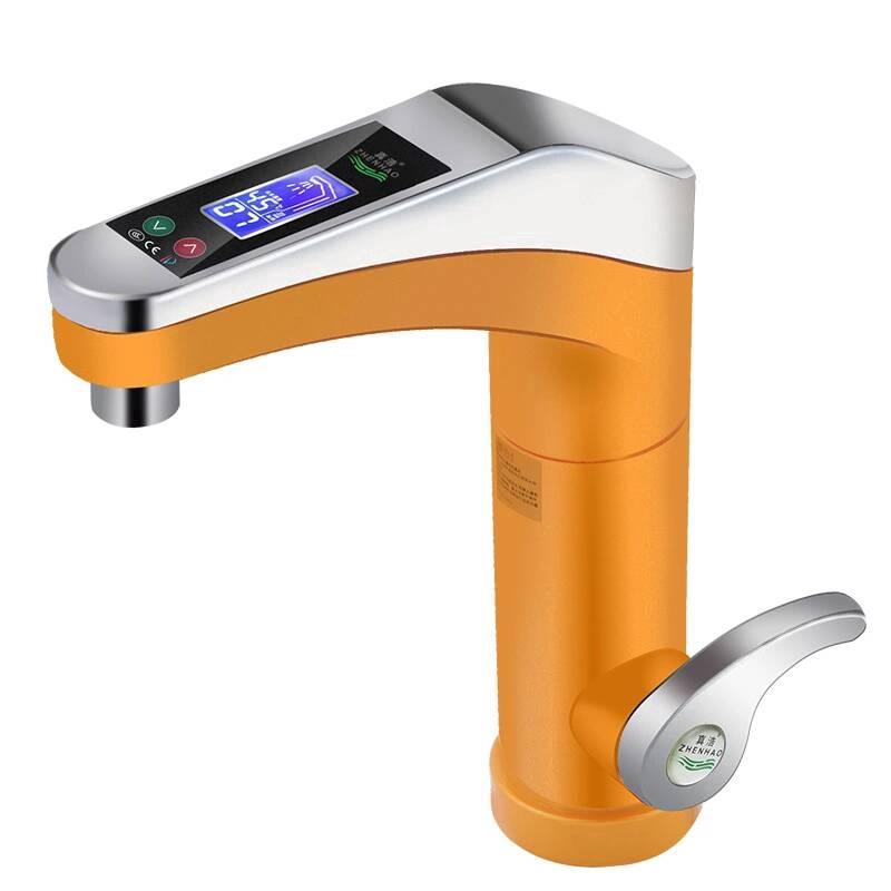 

3500 Вт ЖК-дисплей Сенсорный экран Электрический водонагреватель Интеллектуальный автоматический кран Моментальный нагрев 220 В