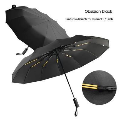 Reinforced 24-Bone Umbrella, Men'S Business Strong And Durable Wind-Resistant Umbrella, Anti-Uv Sunscreen Umbrella Women'S Sunny