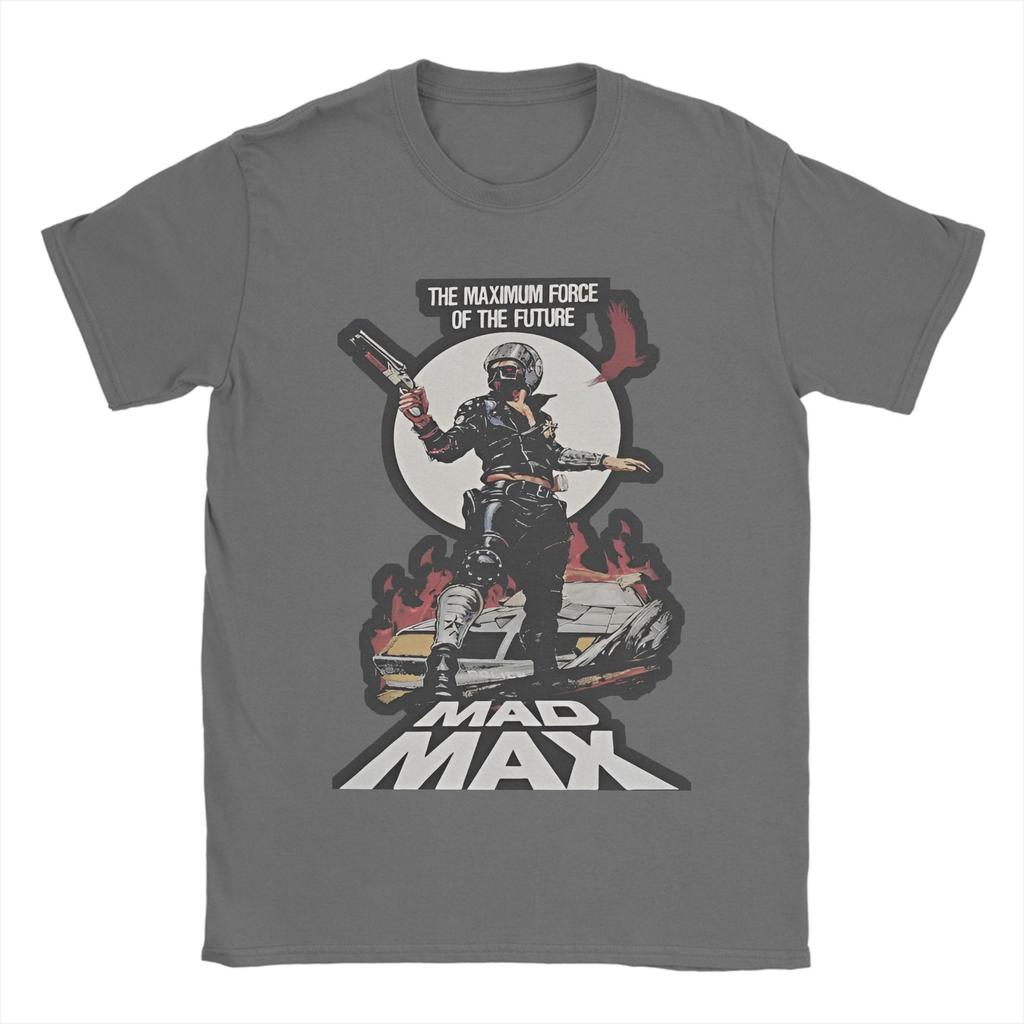 Vintage Mad Max Rockatansky George Miller Vintage T Shirt Men's 100%Cotton Short Sleeve Round Neck Summer Top Tee