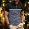 Collar Slim Fit Men's T-shirt Polo Shirt