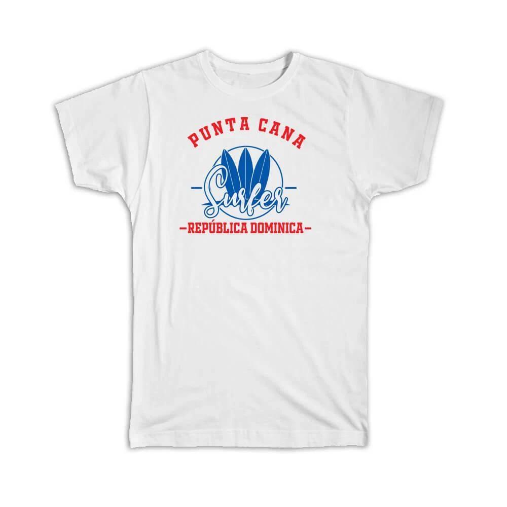 Gift T-Shirt : Punta Cana Dominican Republic Surfer Tropical Souvenir Travel L