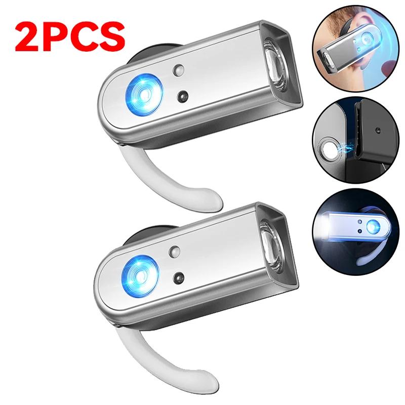 LED Induction Headlamp USB Rechargeable Portable Ear Headlamp with Magnet Headtorch for Night Running Fishing and Cycling