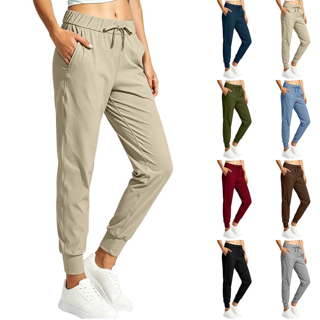 Damen Color Schnelltrocknende Sporthosen Lässige Hosen für den Alltag