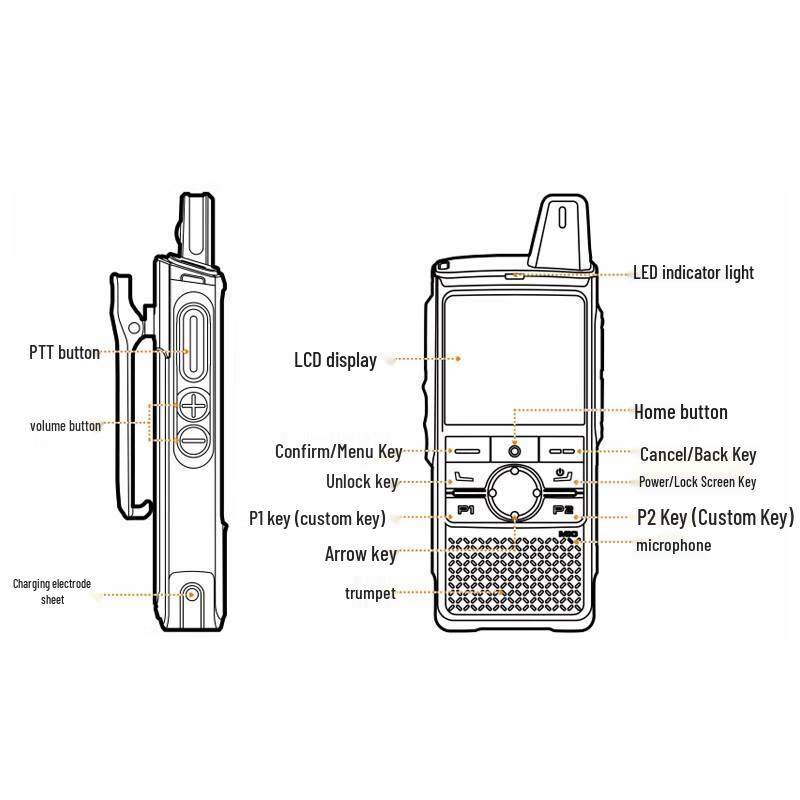 Hytera PNC370 4G Android Public Network Intercom (CN version)