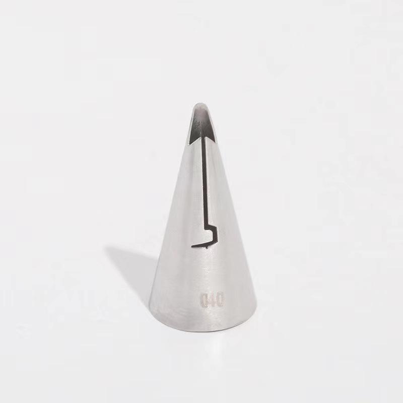 Small Stainless Steel Korean-Style Ruffle Piping Tip Set for Baking