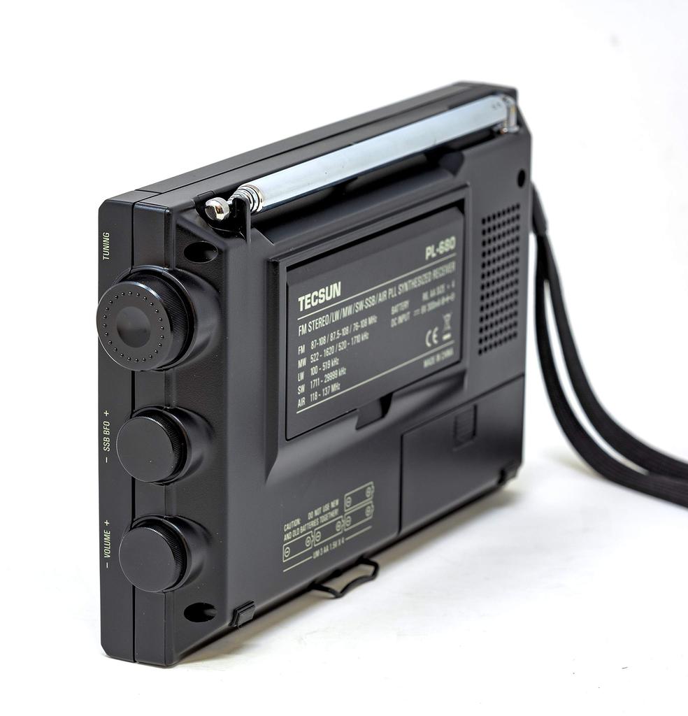 EnergyPower Shortwave Radio TECSUN Detection Portable BCL Receiver FM PLL Synthesizer World Band Receiver 2000 Station Preset Memory Dual Conversion