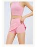 New Summer Sports Quick-Dry Sleeveless Yoga Set: Fitness Vest & A-Line Skort