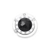 Round 12-Side Diamond Handbag Hook - Multi-Color Metal Hanger