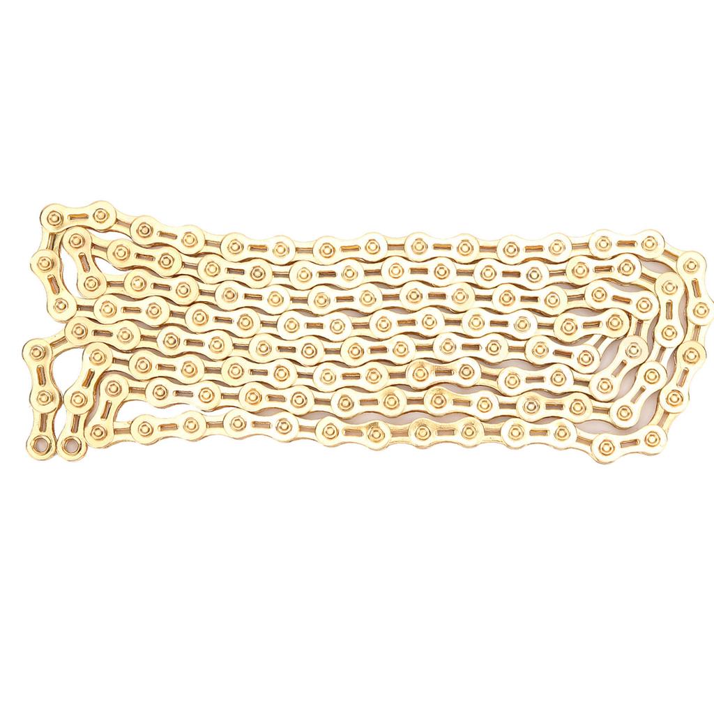 VG Sports Mountain Bike 9 Speed Chain 116 Links 1 2inx11 128in Bicycle Chain Gold