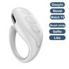 Fingertip Remote Control Bluetooth Scrolling Ring with Phone Stand Wireless Camera Shutter Selfie Button Digital Page Turner