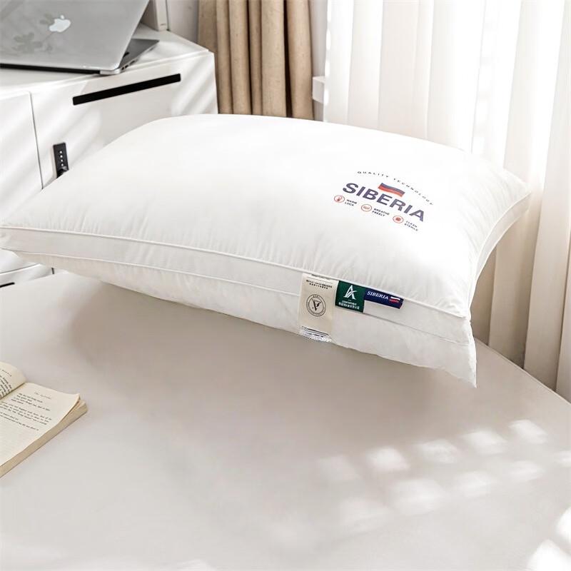 Lishin Adult Feather Silk Cotton Pillow