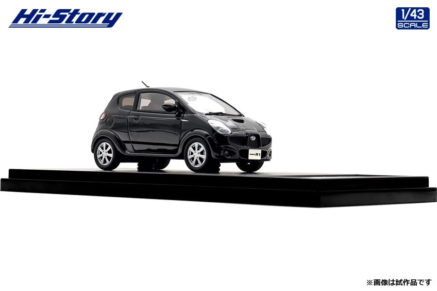 INTERALLIED Hi Story Scale Subaru R1 S Obsidian Black Pearl Finished Model HS511BK 1/43 (2005)
