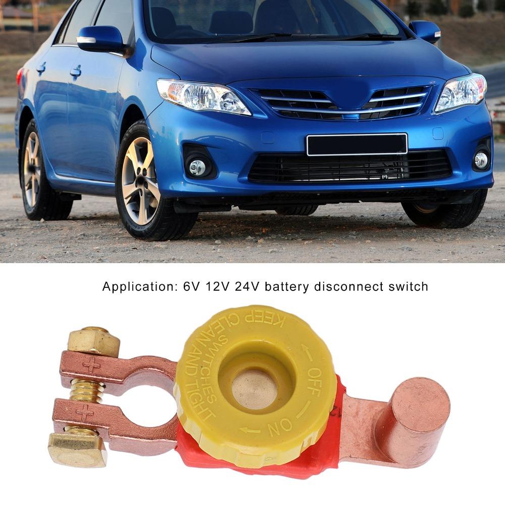 ABS and Brass Battery Cut Off Switch Adjustable Bolt Battery Master Switch  Maintenance Technician
