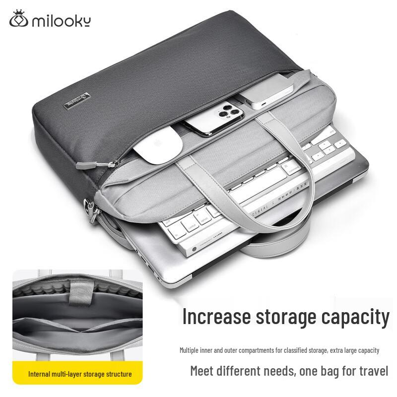 Milooky Business Laptop Shoulder Bag
