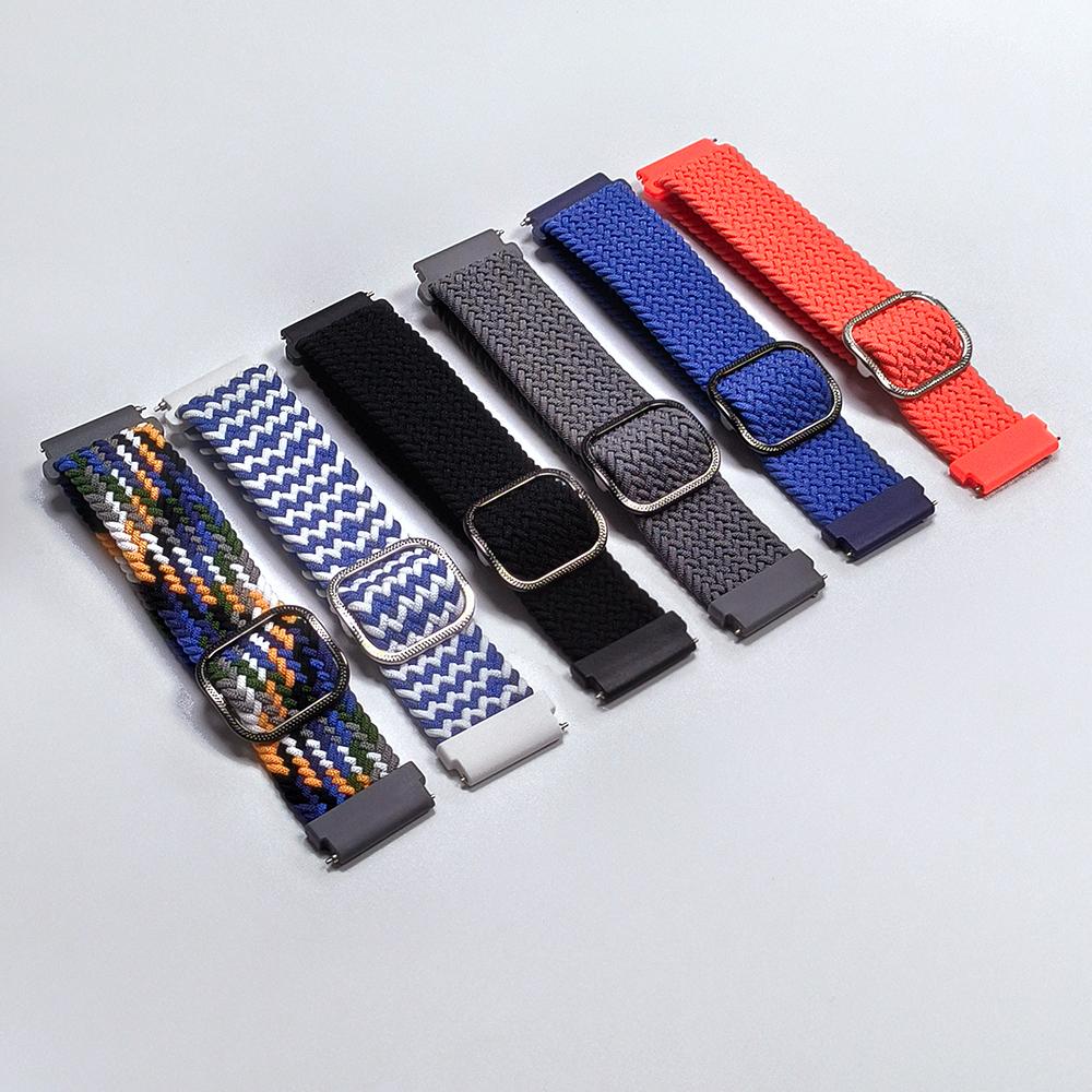 Nylon Strap For Samsung Galaxy Watch 7 Ultra 47mm 7 6 5 40/44mm Soft Band Watch3 45mm/Gear S3 Classic 20mm 22mm Bracelet Correa