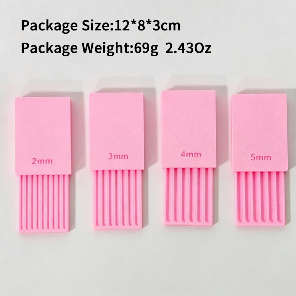 4pcs/set 3D Pink Print Clay Ball Maker Tools for Nail Art Polymer Clay Roller 2mm 3mm 4mm 5mm Sphere Shaper Roller Nail Tools